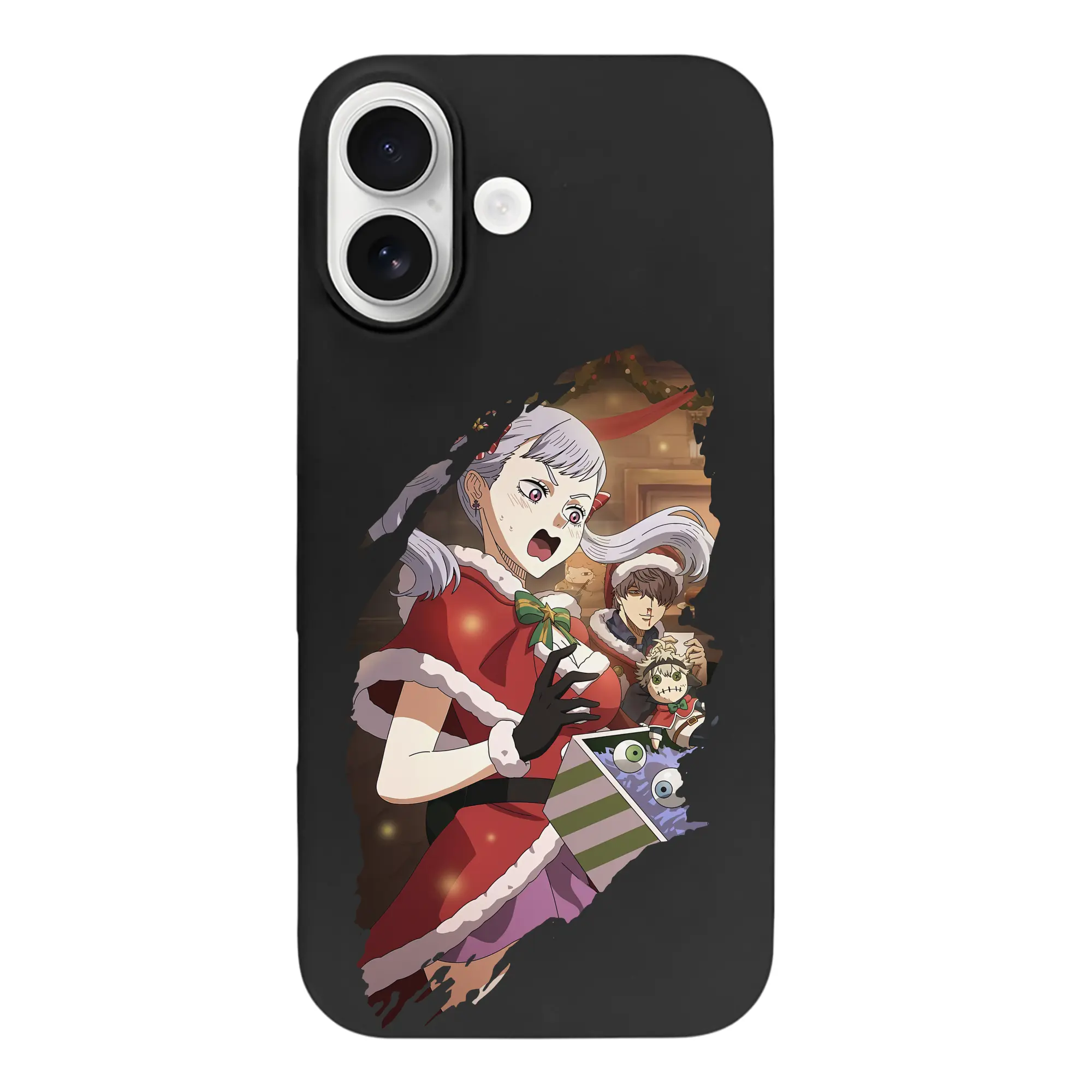 ブラッククローバー グッズ ノエル・シルヴァ - iPhone 17 シリーズ シリコンケース 薄型 耐衝撃 指紋防止 ソフトタッチカバー 精密フィット 傷防止 保護ケース iPhone 17/17 Air/17 Pro/17 Pro Max 対応